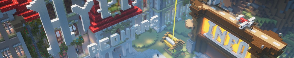 The Hypixel Bedwars lobby, playing on Lunar Client