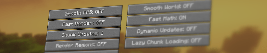 Disabling Fast Render in Minecraft Video Settings