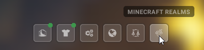 Realms Button on Lunar Client's Main Menu
