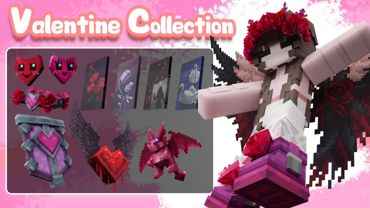 The Lunar Client Valentines Collection