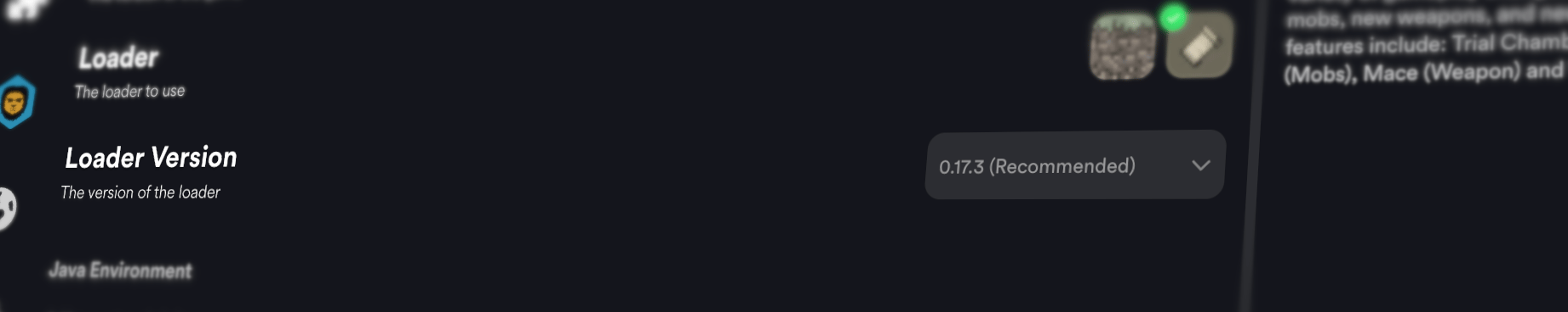 Fabric Loader version 0.17.3 on Lunar Client