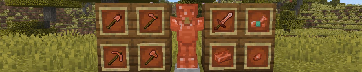 Copper Armor in the new Minecraft Update