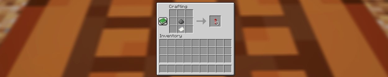 Crafting a Firework on Lunar Client