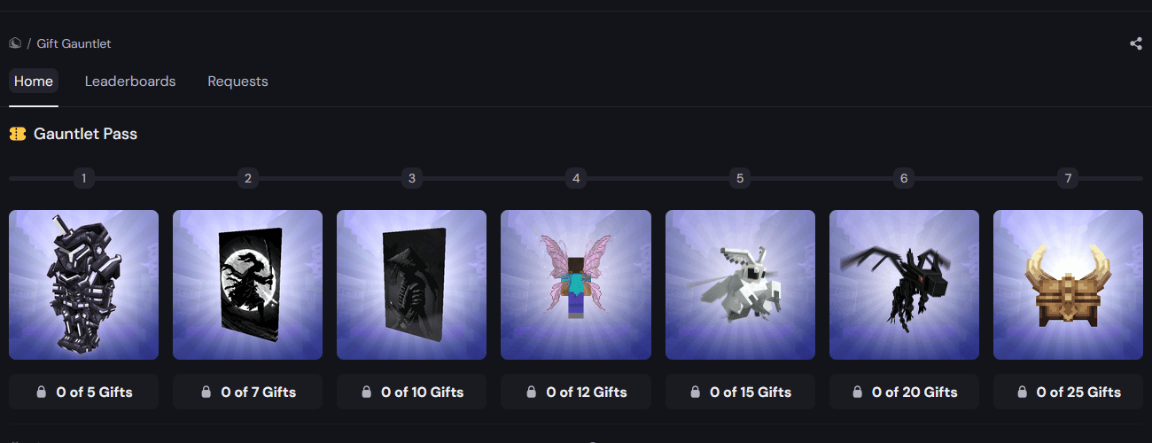 Lunar Client's December 2025 Gift Gauntlet