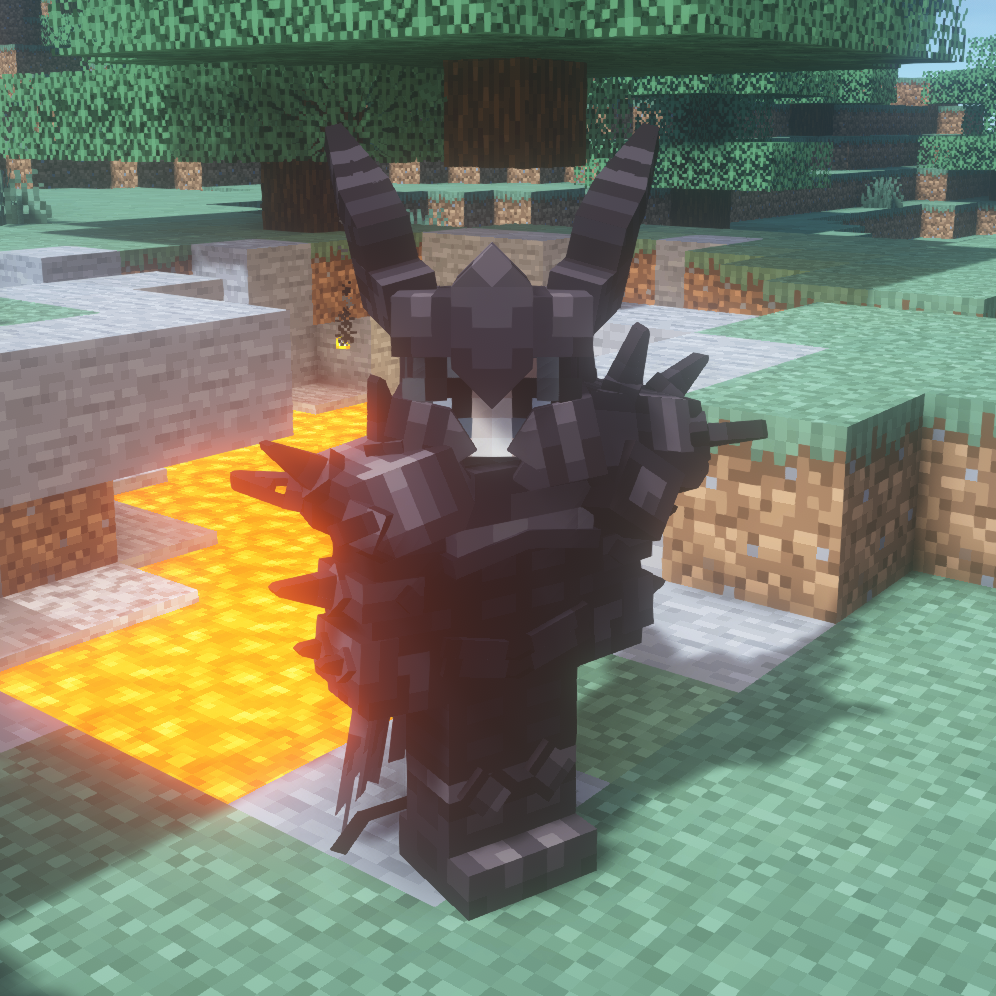 The Dragon Rider Suit on Lunar Client