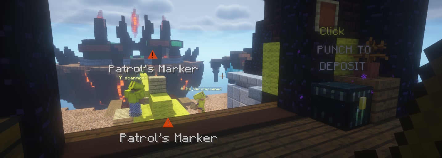 The Markers Mod on Lunar Client