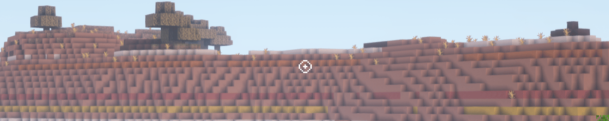 The Circle crosshair on Lunar Client