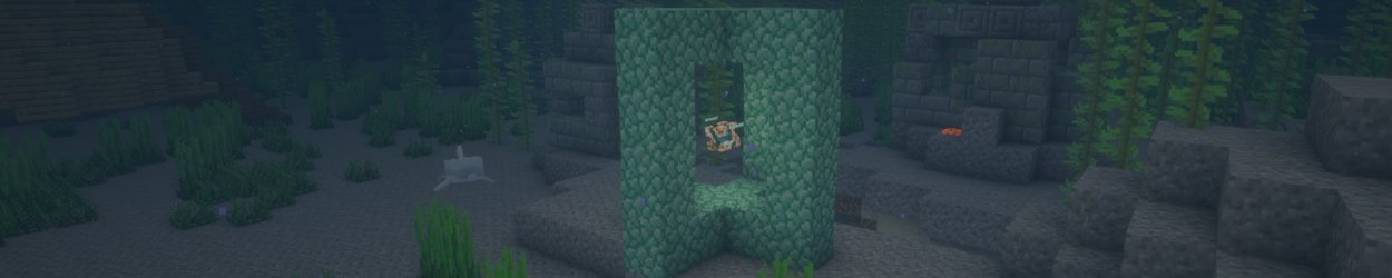 An Activated Conduit in Minecraft