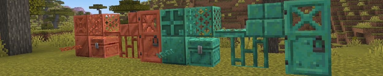 Copper Blocks & Items in the new Minecraft Update