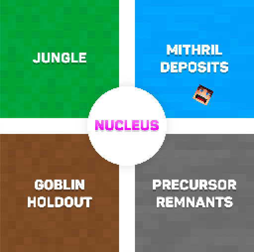 Crystal Hollows Map Hud for Hypixel Skyblock on Lunar Client