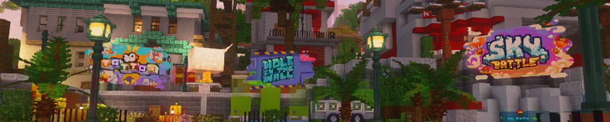 Lobby and different gamemodes on MCCIsland