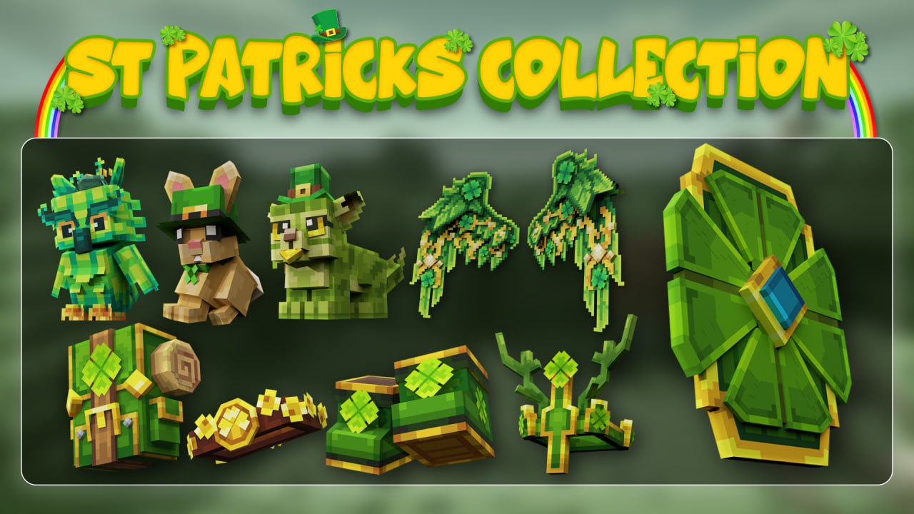 The Lunar Client St. Patrick's Collection for March 2026