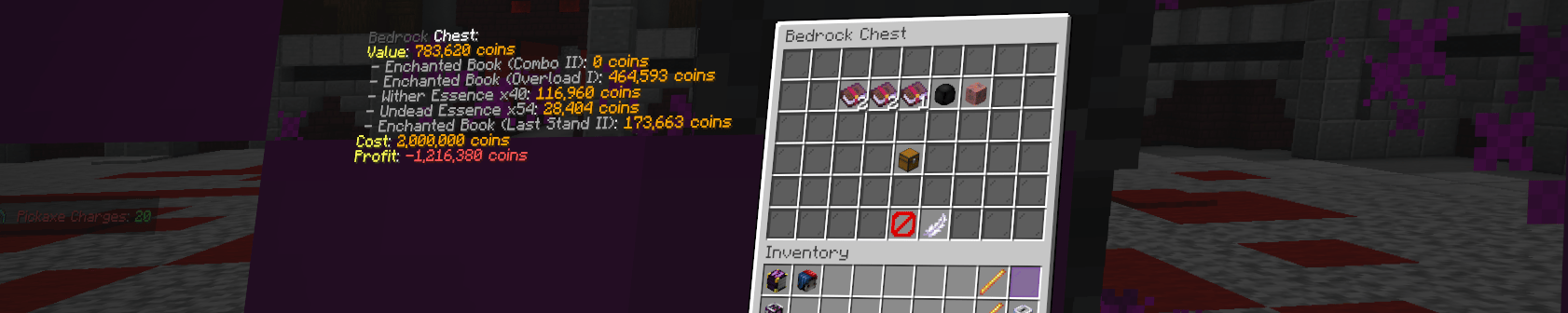 Lunar Client’s new Chest Profit Calculator feature