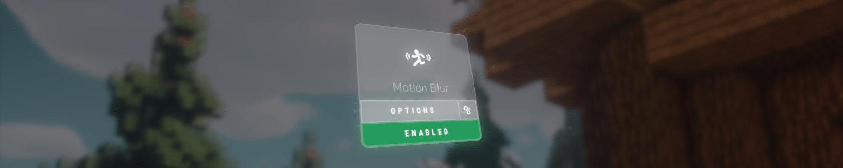 The Motion Blur mod on Lunar Client