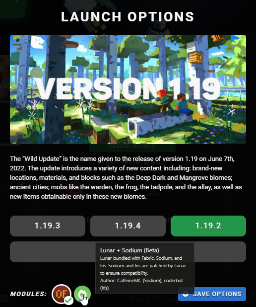 Minecraft's brand new 1.19 update is available on Lunar Client! 🥳  #lunarclient #minecraft #minecraftupdate #minecraft119…