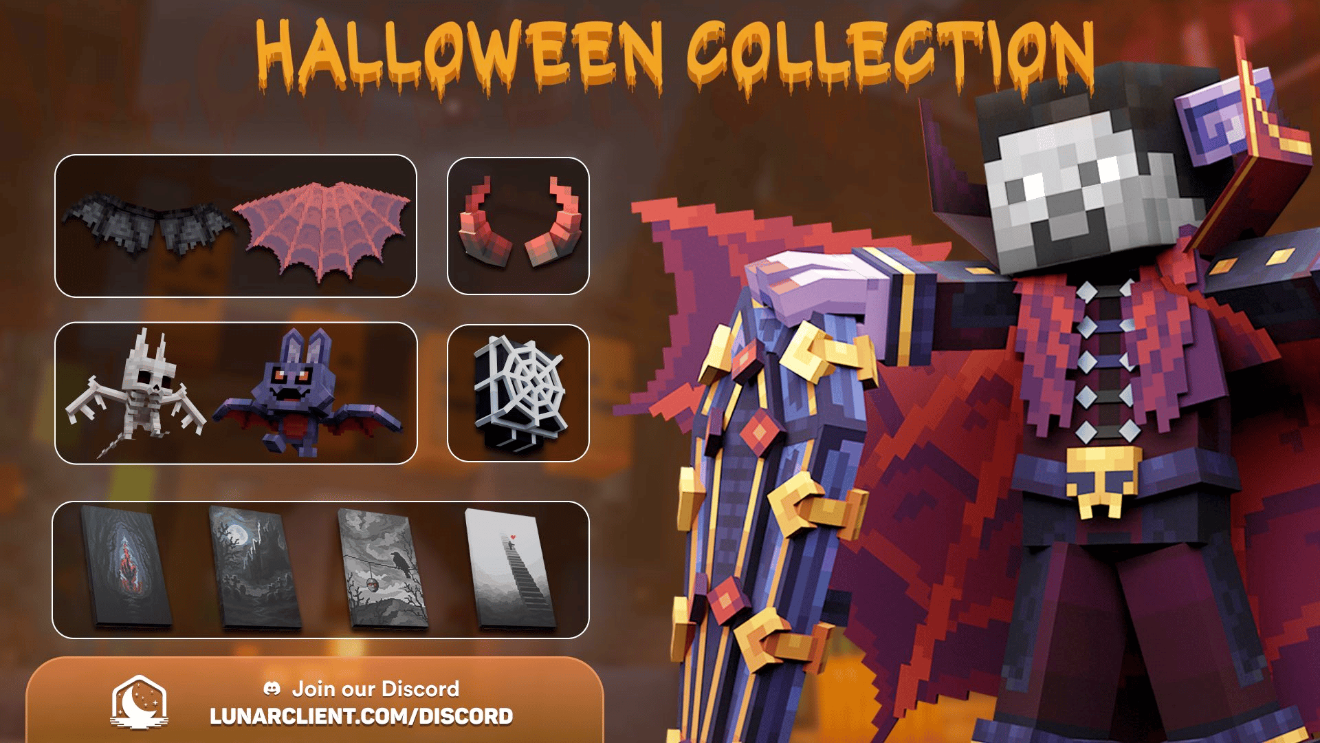 Lunar Client’s Halloween Collection