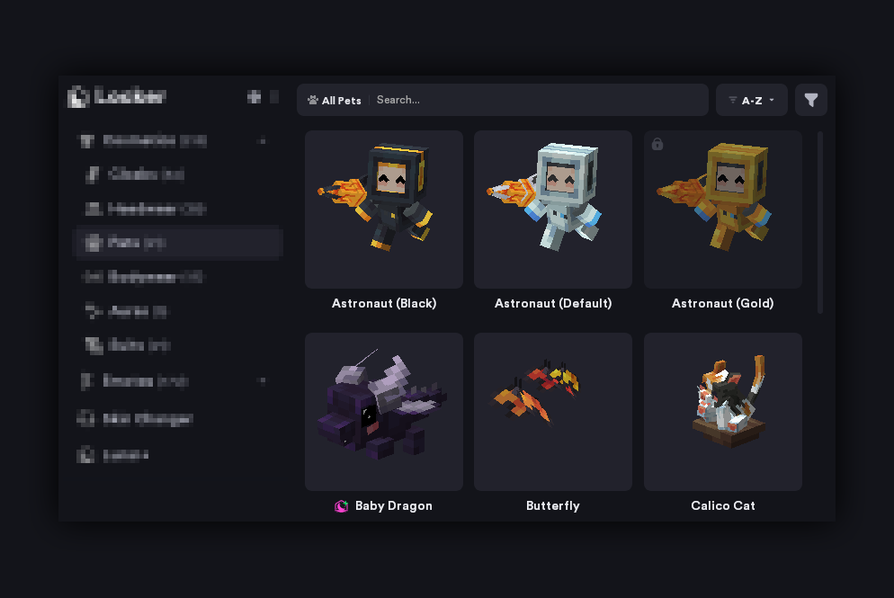 Sneak peak at Lunar Client's new Cosmetic Locker