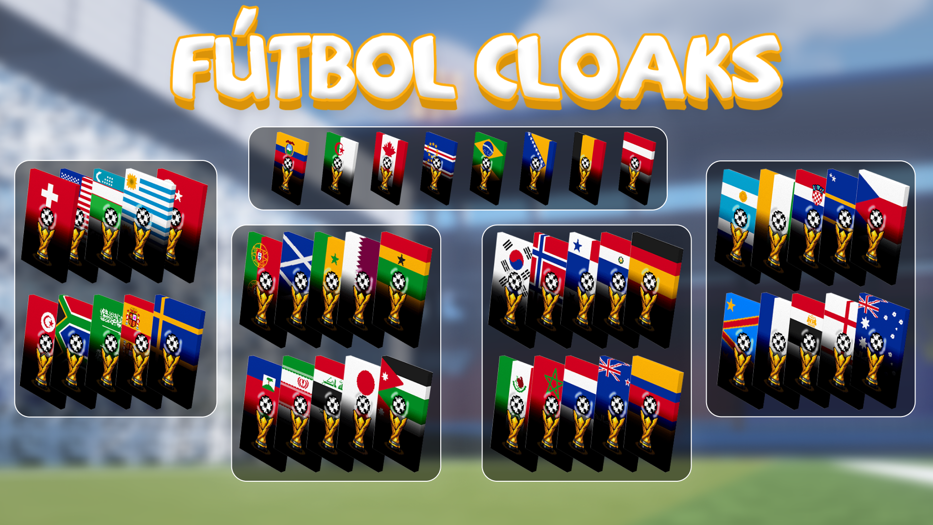 The Lunar Client Futbol Collection for June 2026