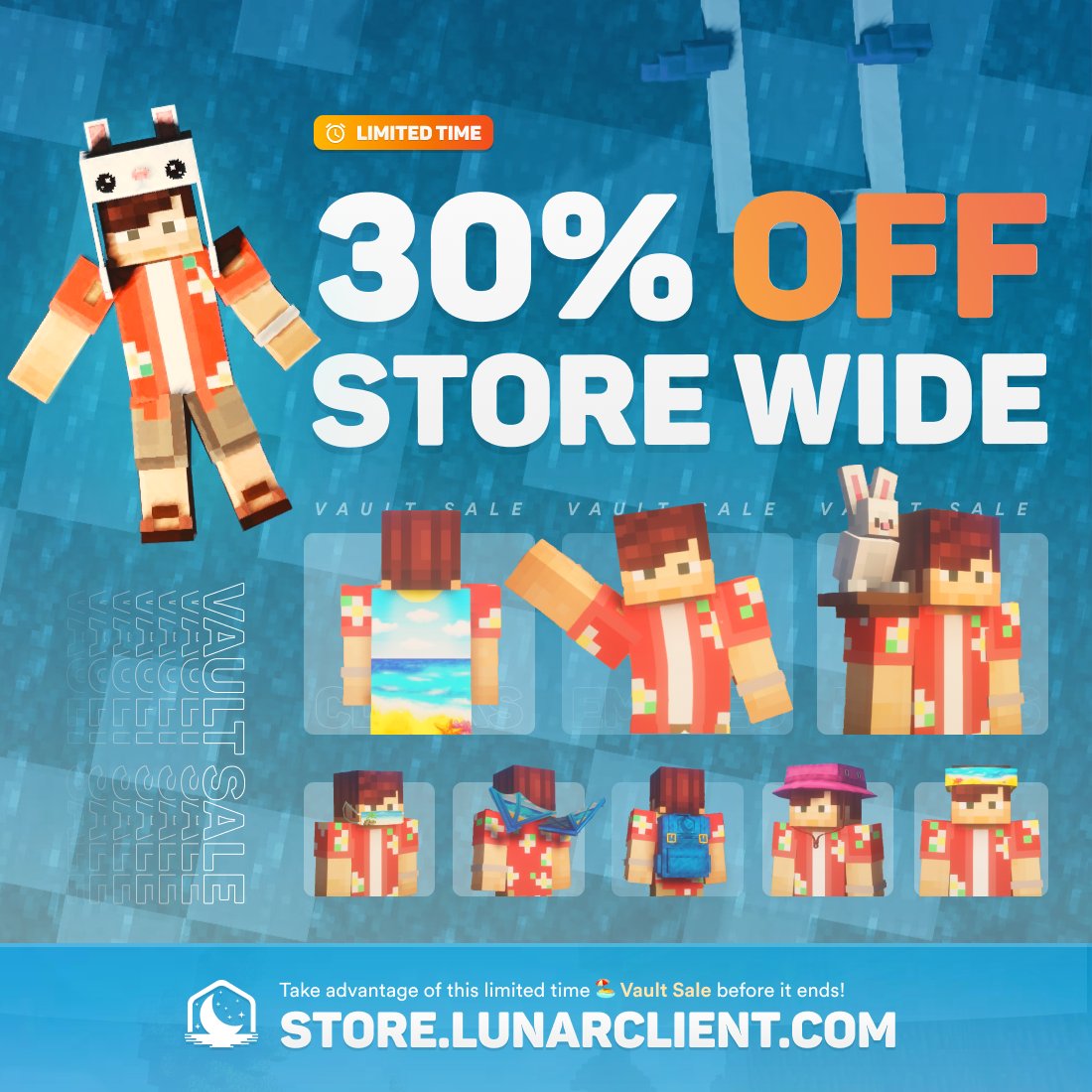 Summer Vault Sale on Lunar Client