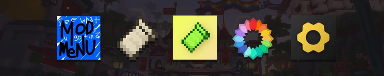 The Mod Menu, Fabric API, Cloth Config API, Iris, and YetAnotherConfigLib Minecraft Mods