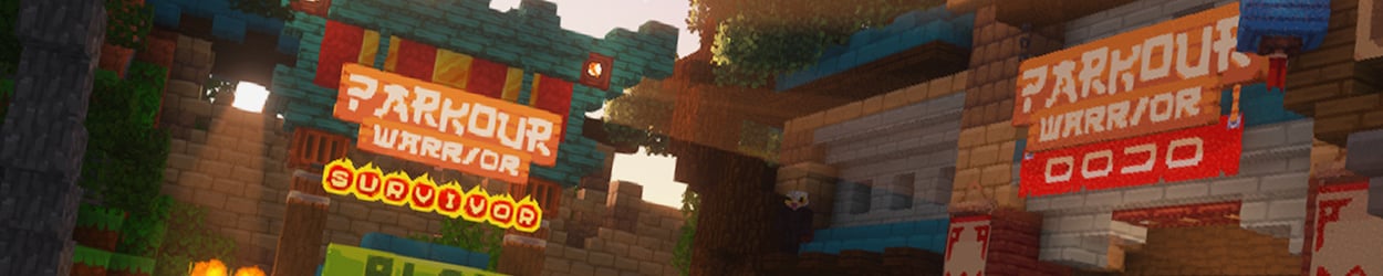 The Parkour Warrior Gamemode on MCCIsland