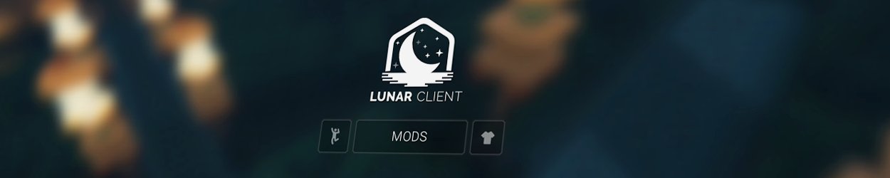 The Lunar Client Mods Button