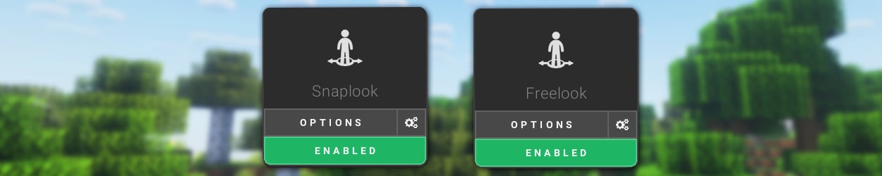 The Snaplook & Freelook Mod on Lunar Client